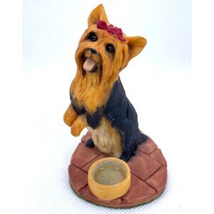 Yorkshire Terrier Dog Aynsley MasterCraft Yorkie Pup Hand Painted UK England VTG